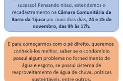 Câmara Comunitária consegue novas datas para que clientes façam o recadastramento junto a nova concessionária de Água, Iguá