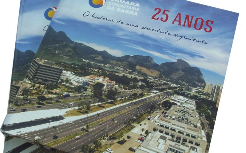 Câmara Comunitária da Barra da Tijuca lança livro dos 25 anos de sua trajetória.