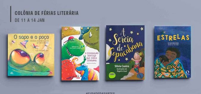 Cidade das Artes recebe colônia de férias literária entre os dias 11 e 14 de janeiro