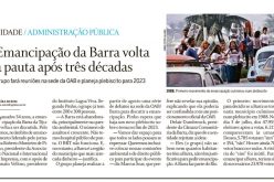 Entrevista do nosso presidente Delair sobre a emancipação da Barra para o Jornal O Globo